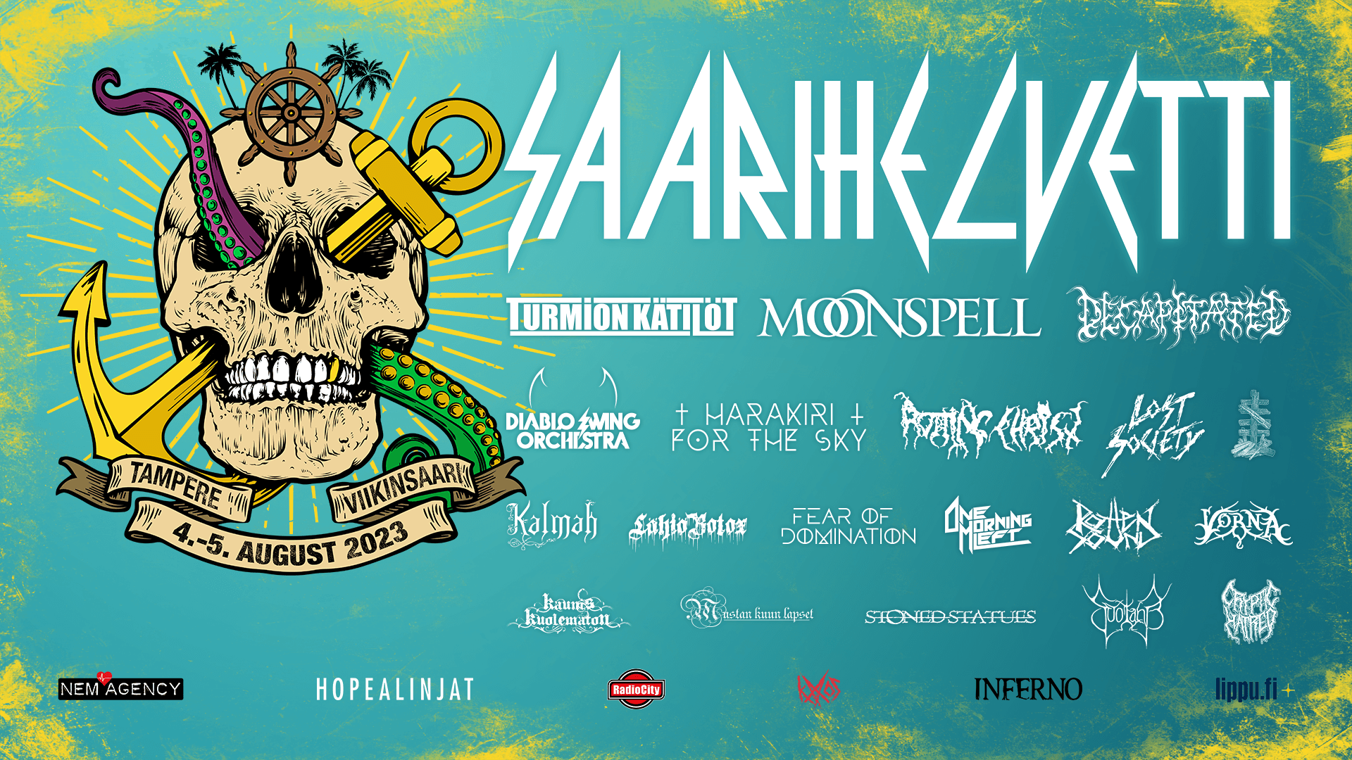 SaariHelvetti releases more bands for 2023 festival and one day tickets  drop on sale | Nem Agency